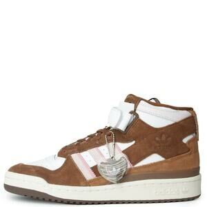 NEW Adidas Forum Mid White/Brown/Pink Men's Sneakers Size 9.5 GY6802